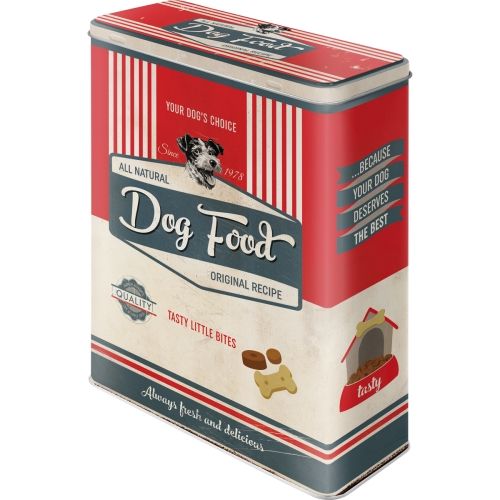 Extra Large Dog Biscuits Tin Storage Box