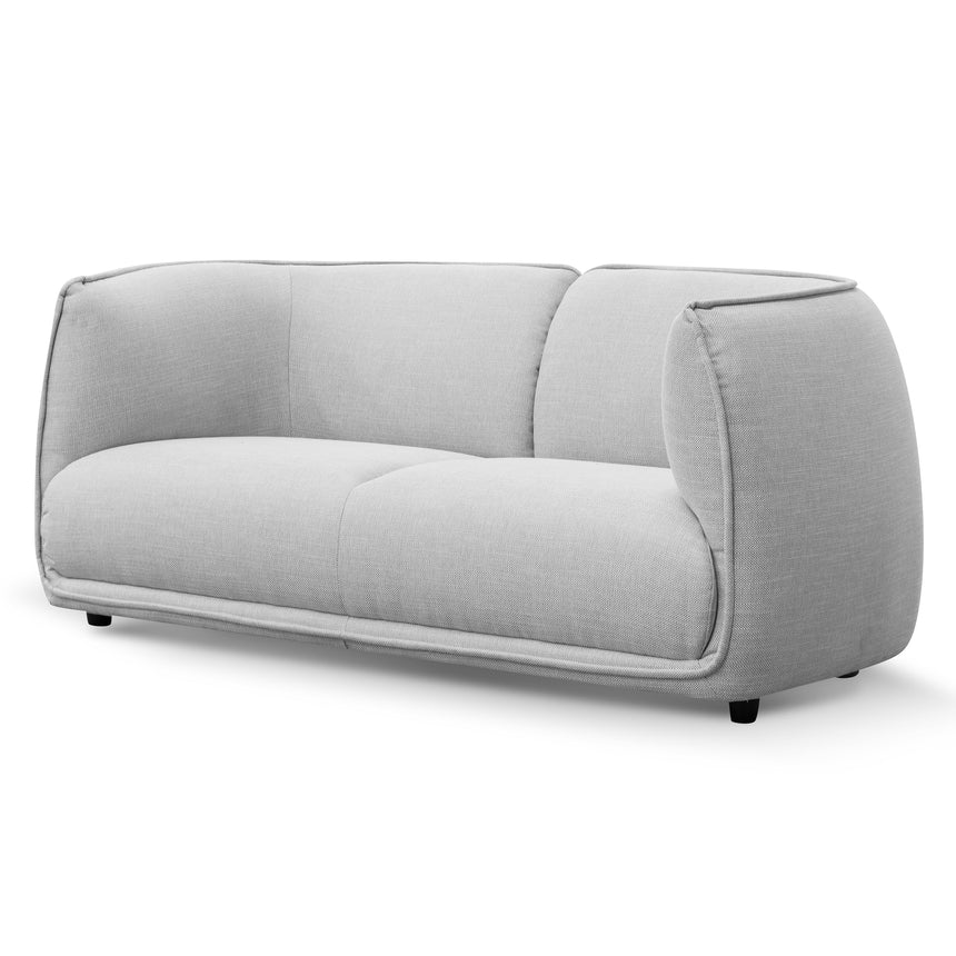 Fabric Finesse 2-Seater Sofa-Light Grey