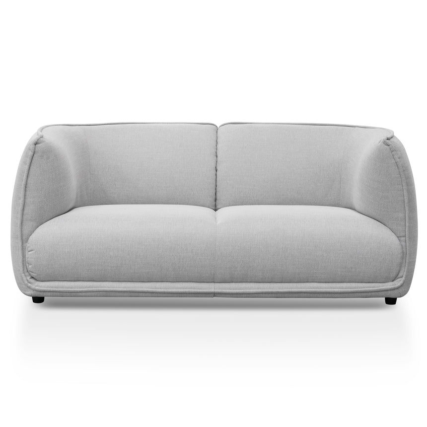 Fabric Finesse 2-Seater Sofa-Light Grey