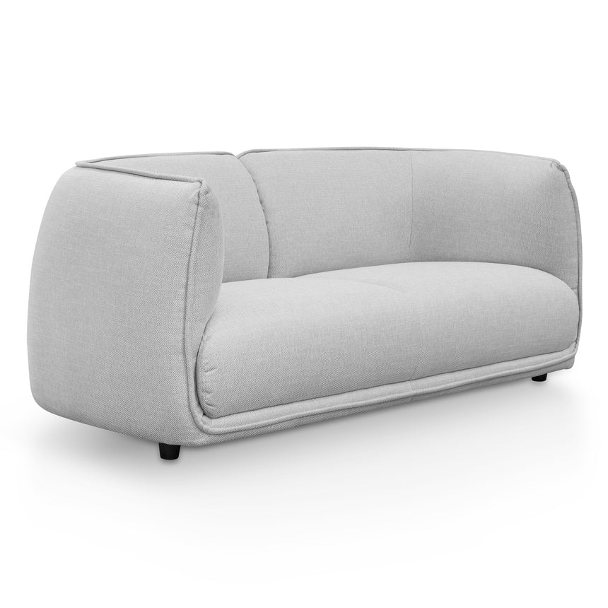 Fabric Finesse 2-Seater Sofa-Light Grey