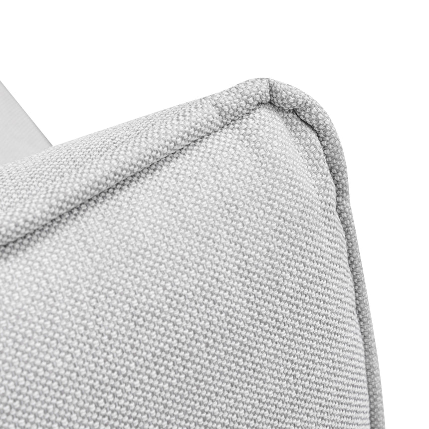 Fabric Finesse 2-Seater Sofa-Light Grey