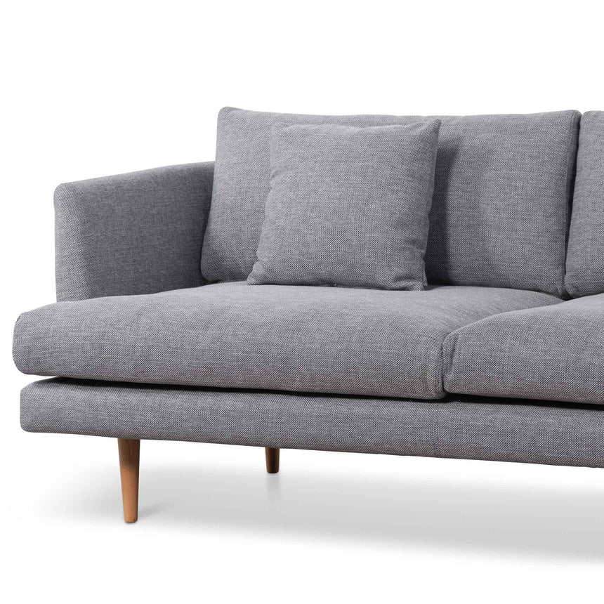 Fabric Finesse 4-Seater Sofa with Cushion