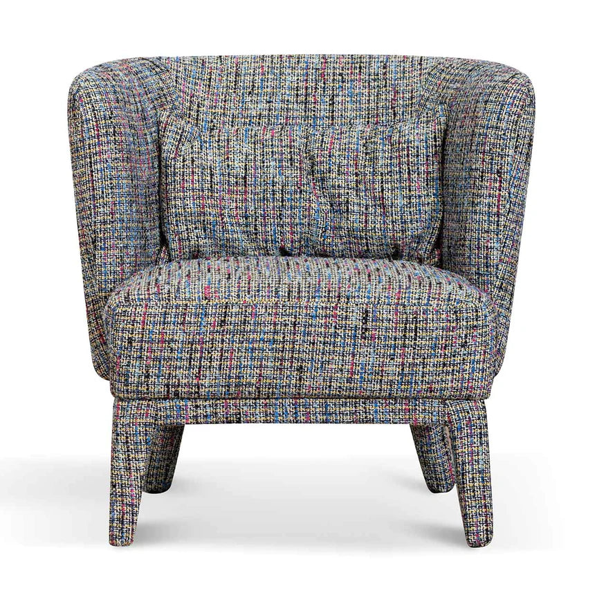 Fabulous Fabric Bliss Lounge Armchair - Multicolor