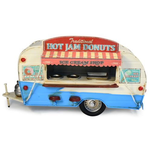 Festoon Lights Hot Jam Donuts Van Metal Ornament