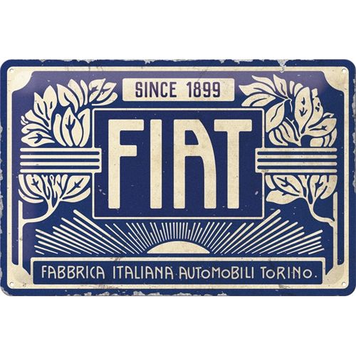 Fiat - Since 1899 - Sign Board 20 x 30cm