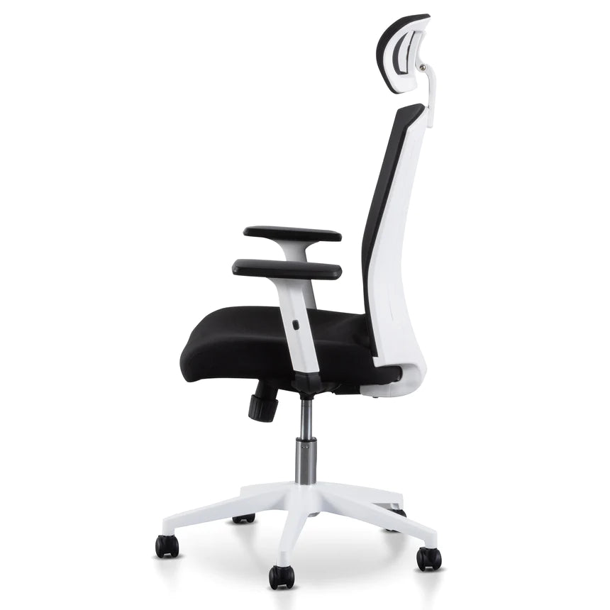 Flex Fit Zen Mesh Office Chair - Black & White