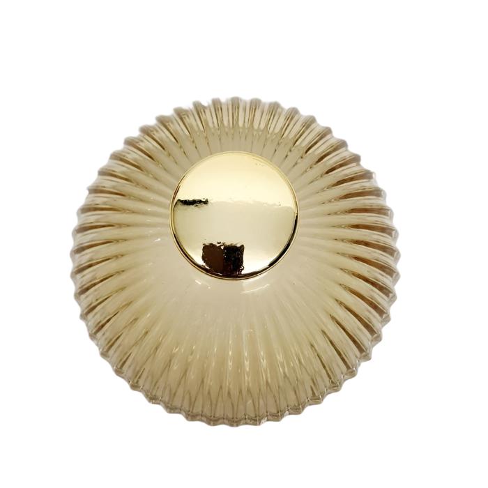 Florence Stunning Ribbed Dome Glass Jar - Small - Available in 4 Colors