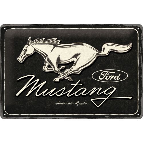 Ford Mustang Horse Logo - Sign Board 20 x 30cm