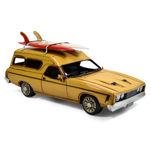 Ford XC Falcon with Surfboards Metal Ornament