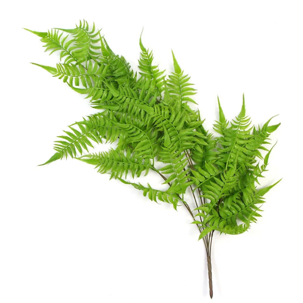 Fresh Artificial UV Resistant Fern Two-Tone Foliage 80cms