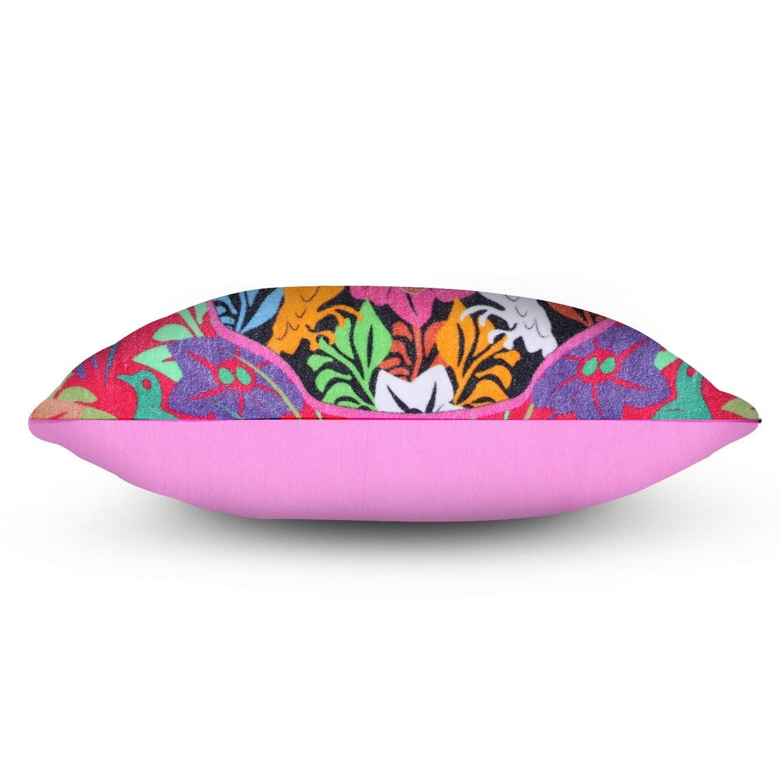 Frida Kahlo Pink Digital Print Cushion Cover 50 x 50cms