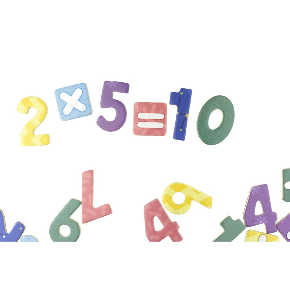 40Pcs Numberics Wooden Fridge Magnets