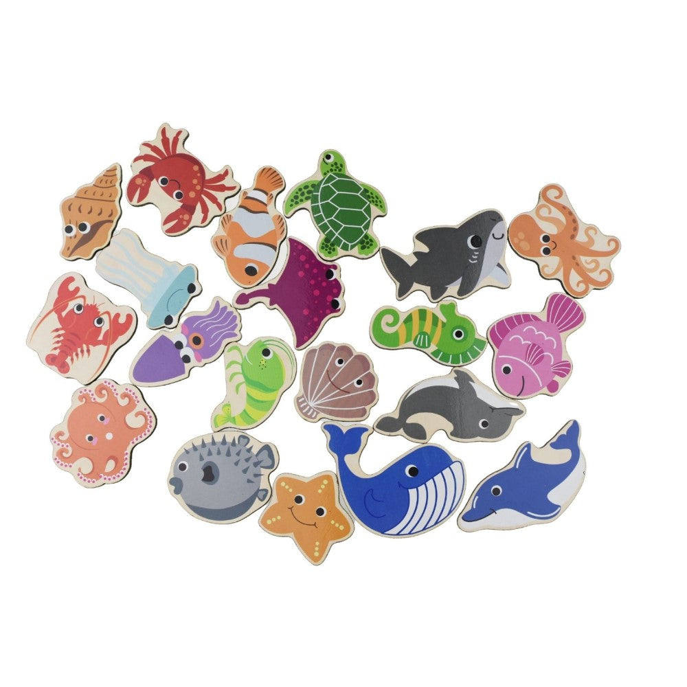 20Pcs Sea Creatures Fridge Magnets