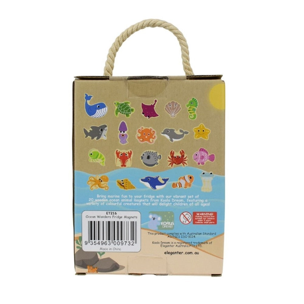 20Pcs Sea Creatures Fridge Magnets