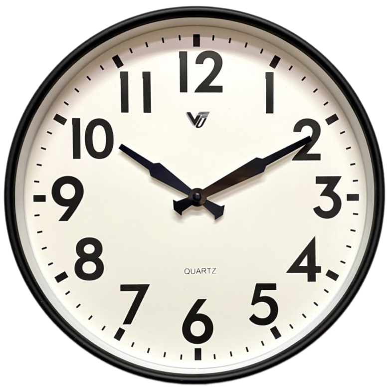 Frosted Brown Frame Wall Clock 32cms (Available in 2 colors)