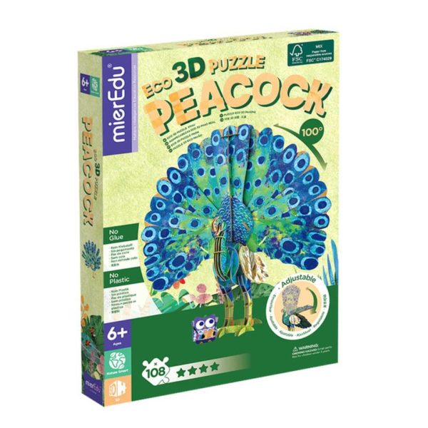 Fun and Joy 3D Puzzle – Peacock