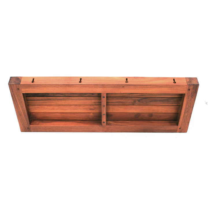 Functional Floating Wooden Display Shelf