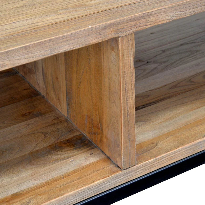 Fusion Frame Media TV Unit 220cms - Natural