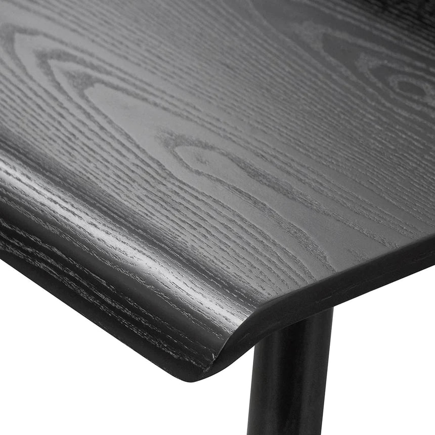 Futuristic Home Office Desk 120cms - Black