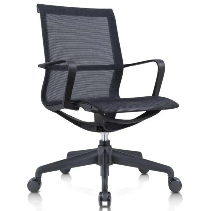 Galaxy Low Back Swivel Office Chair Office Chair - Black
