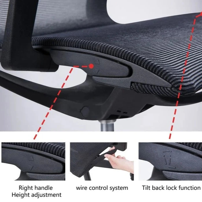 Galaxy Low Back Swivel Office Chair Office Chair - Grey