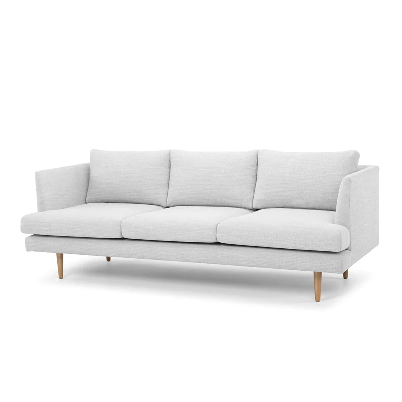 Gallery Glamour 3-Seater Sofa-Light Grey
