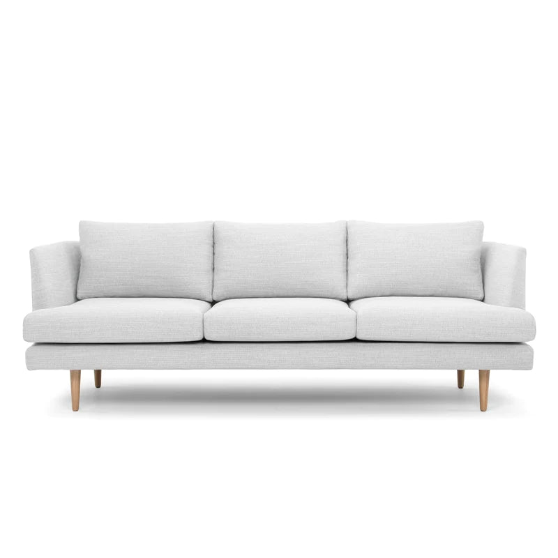 Gallery Glamour 3-Seater Sofa-Light Grey