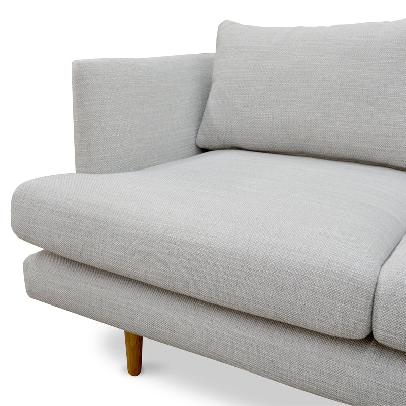 Gallery Glamour 3-Seater Sofa-Light Grey