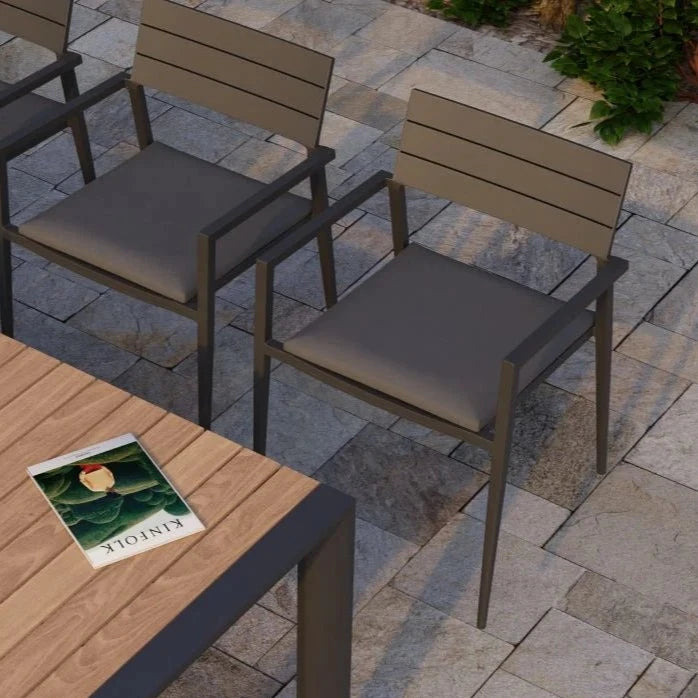 Garden Forge Black Armchair With Cushion (Available in 2 colors)