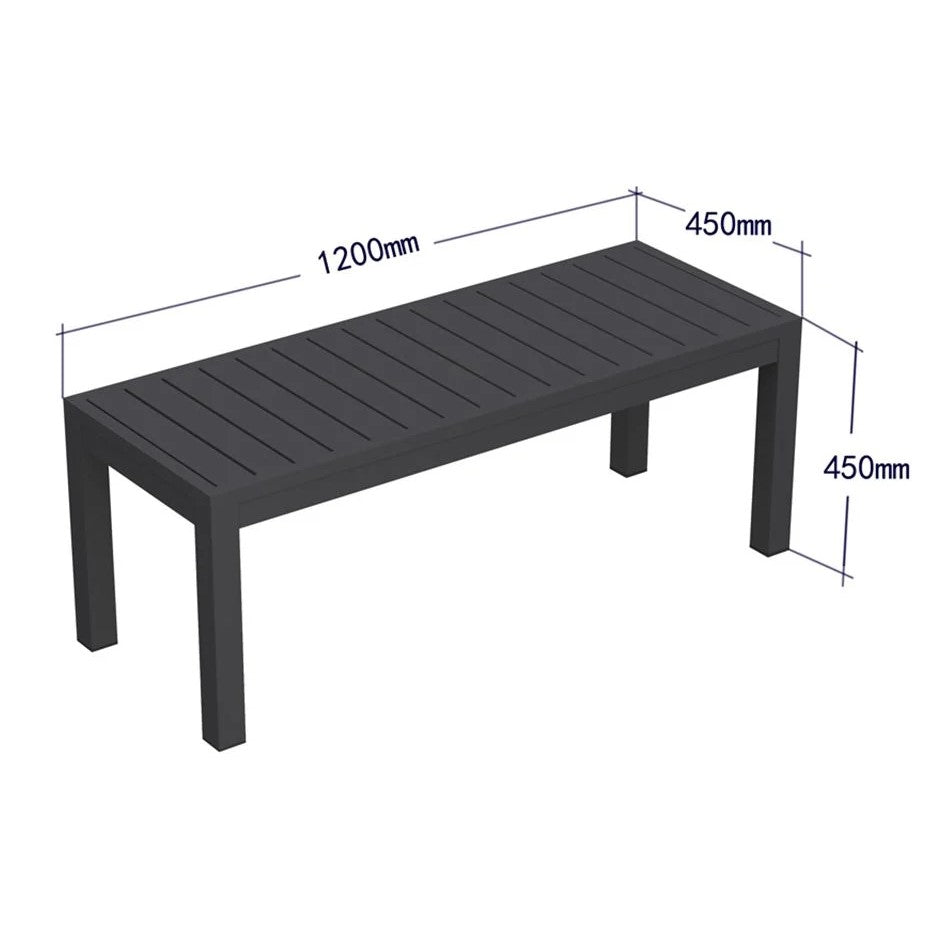 Garden Serenity Outdoor Bench - 120cms (Available in 2 Colors)