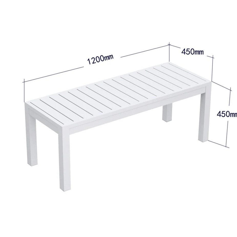 Garden Serenity Outdoor Bench - 120cms (Available in 2 Colors)