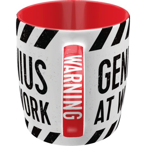 "Genius At Work" Ceramic Coffee Mug