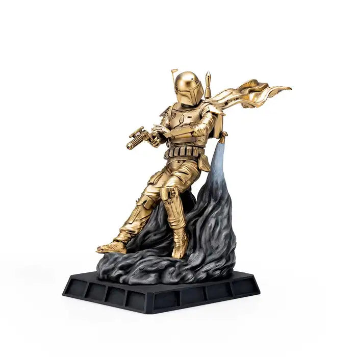 Gilt Boba Fett Battle Ready Pewter Figurine (Available in 2 Colors)