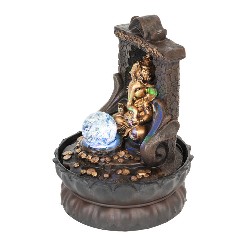 Gilt Ganesha Polyresin Tabletop Decor