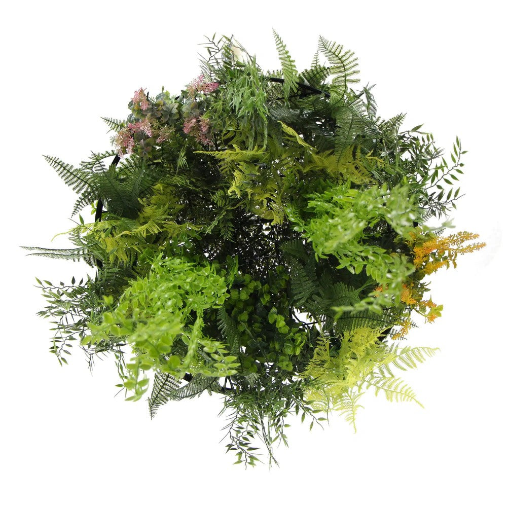 Gilt Garden Artificial Hanging Wall Disc 60cms