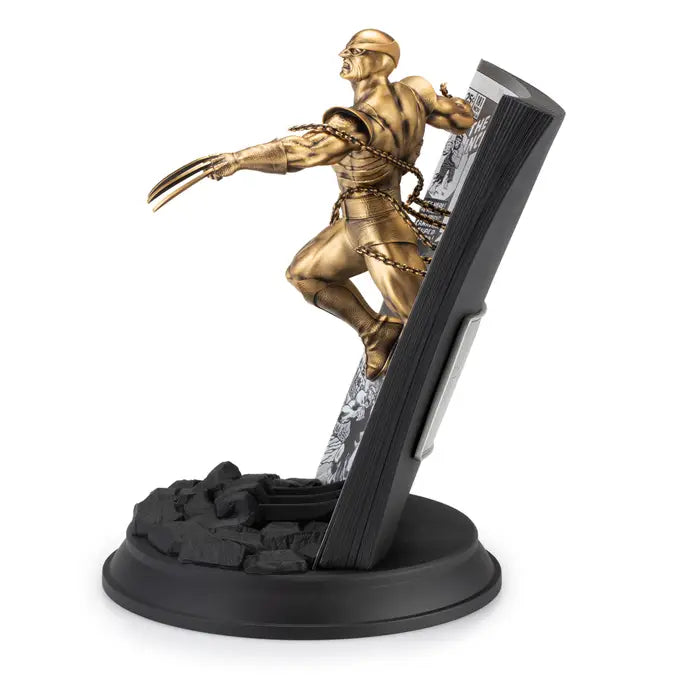 Gilt Wolverine The Incredible Hulk Volume 1 Pewter Figurine- Gold