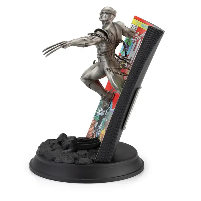 Gilt Wolverine The Incredible Hulk Volume 1 Pewter Figurine- Silver