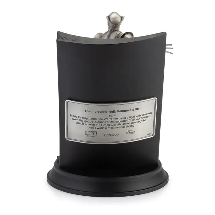 Gilt Wolverine The Incredible Hulk Volume 1 Pewter Figurine- Silver