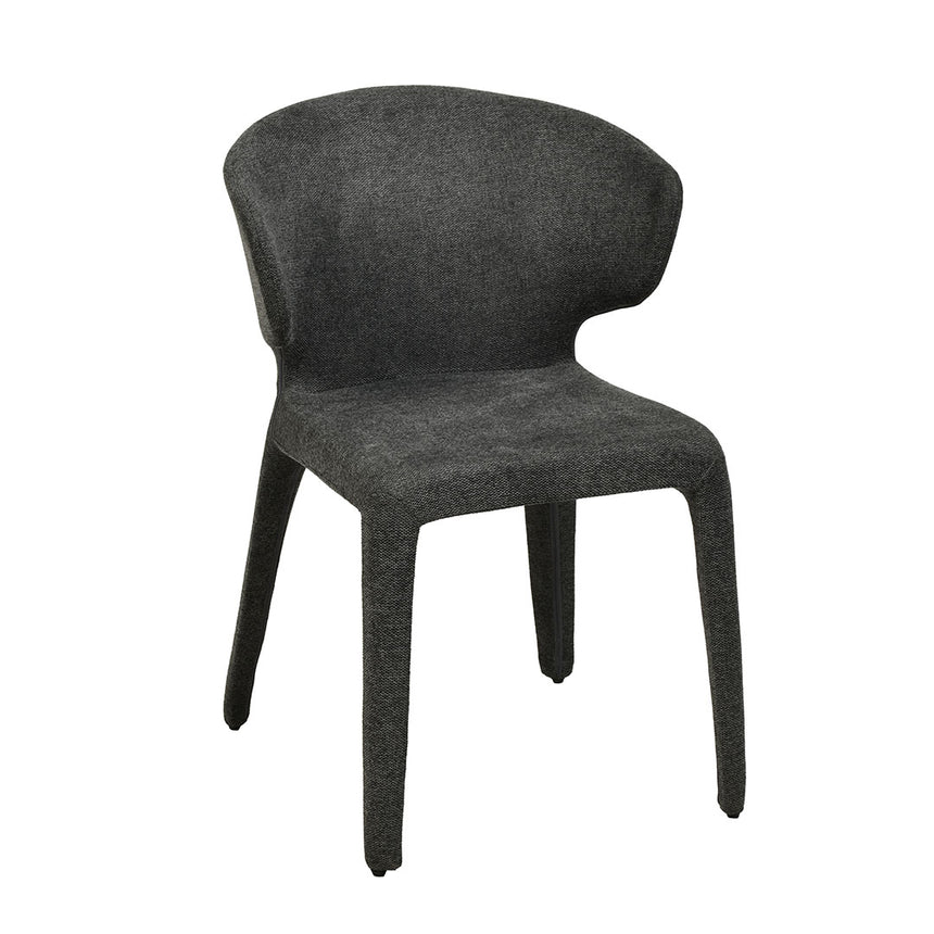 Glamour Grove Dining Chair - Charcoal Grey (Set of 2)