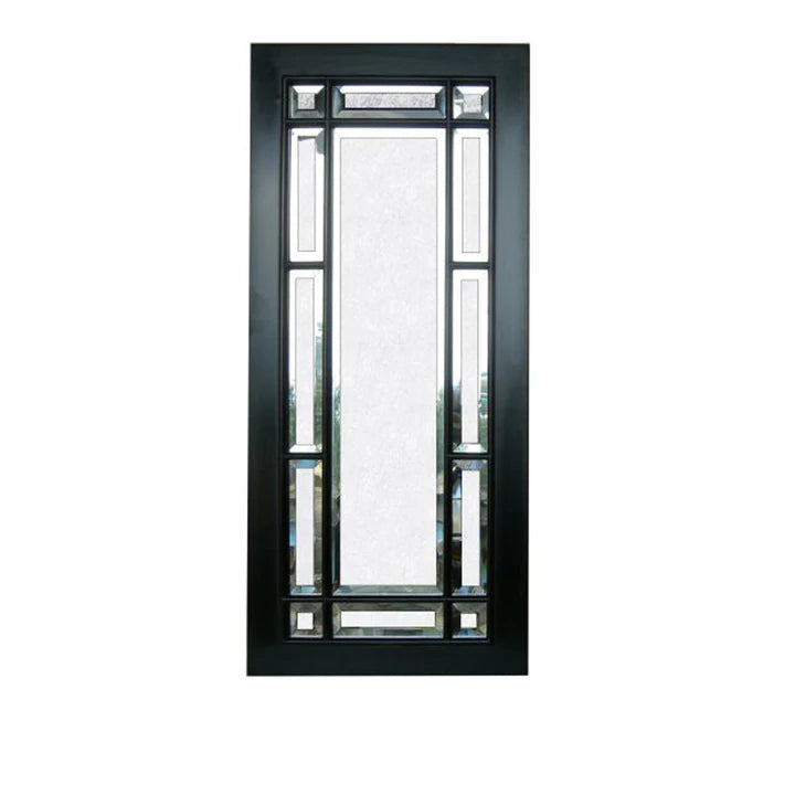 Glass Luxurious Occasional Decorative Mirror - Black