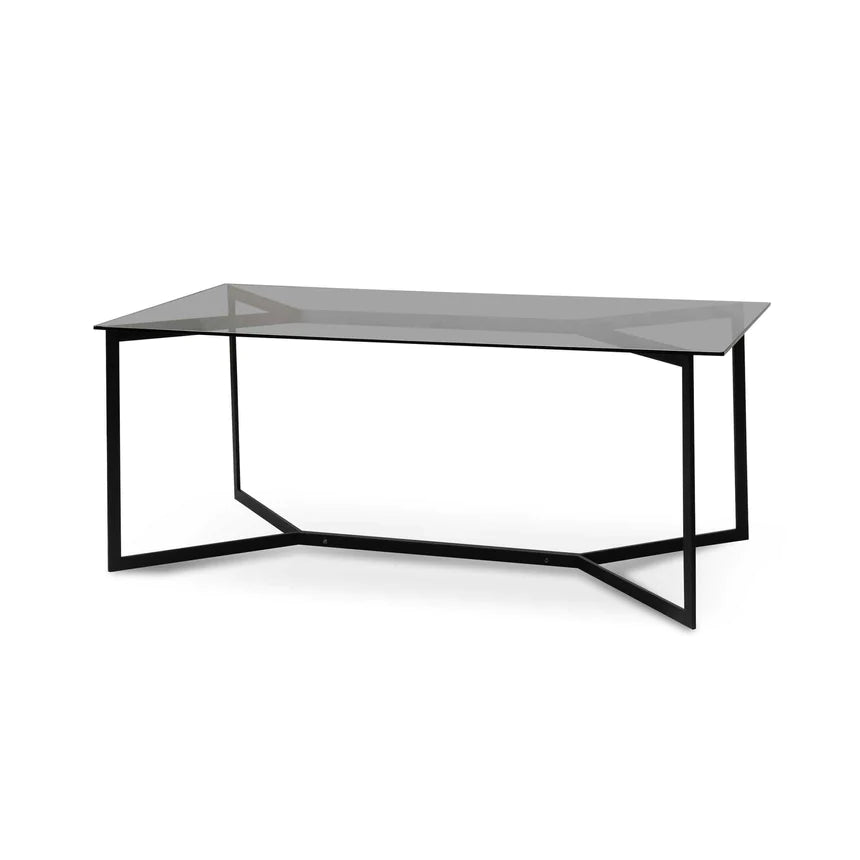 Glass Wonder Dining Table 190cms - Black