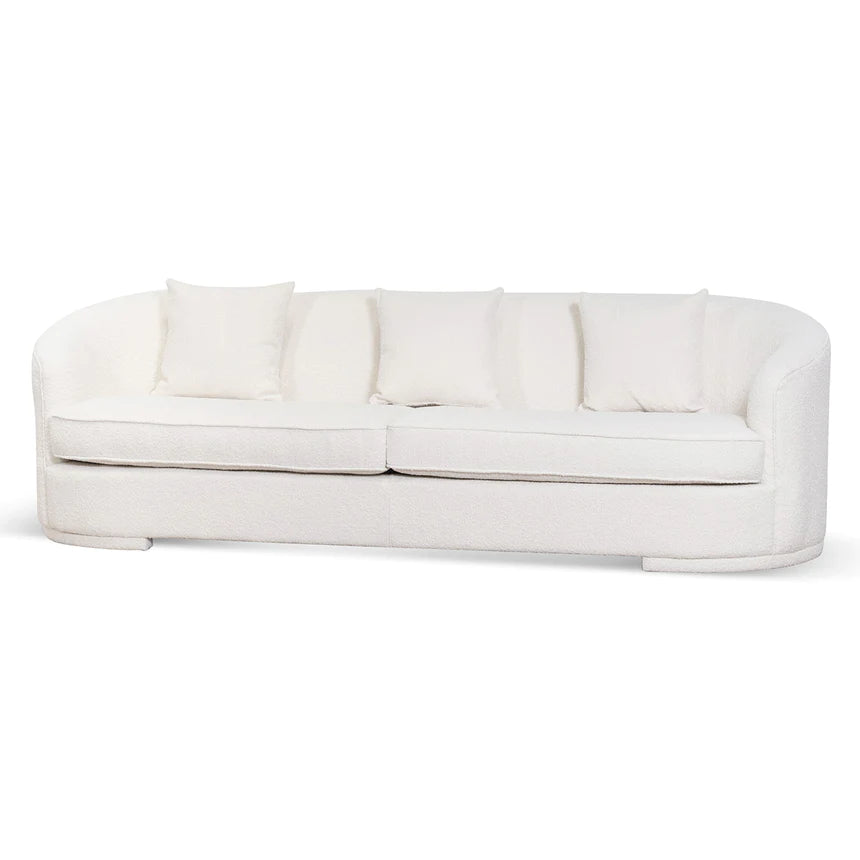 Gloss and Glamour 4-Seater Fabric Sofa
