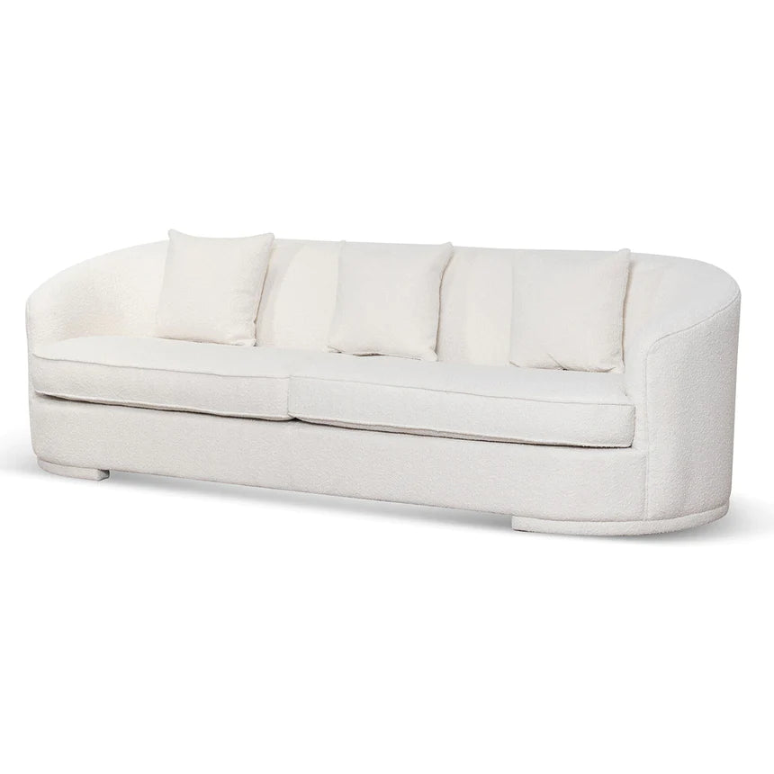 Gloss and Glamour 4-Seater Fabric Sofa