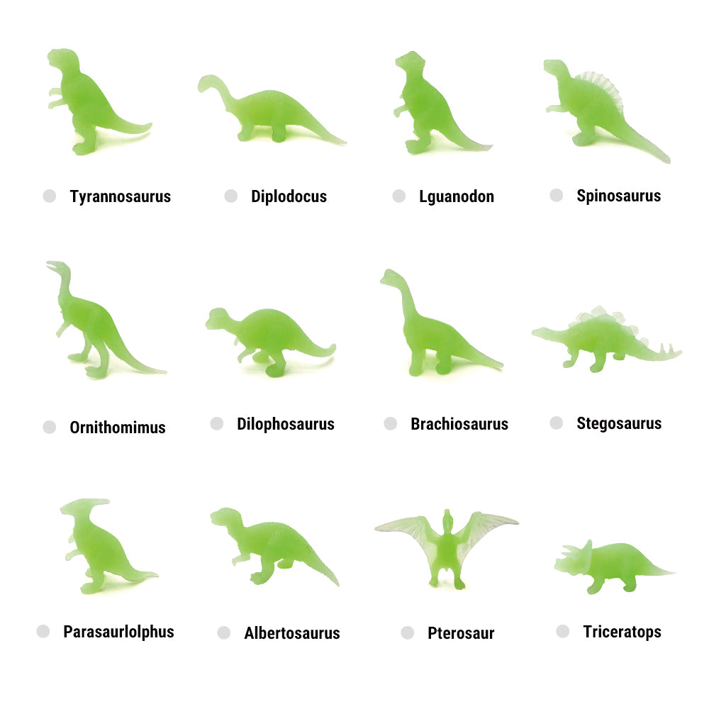 Glow Dino Egg Dig Kit - Crack, Dig & Discover (12-Pack)