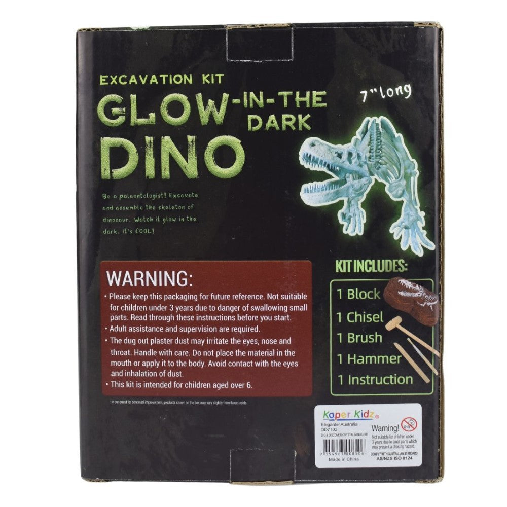 Glow in the Dark Tyrannosaurus Excavation Kit