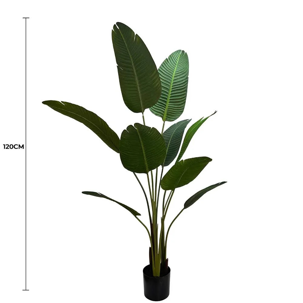 Grand Artificial Potted Palm (Banana Palm Tree) 120cms