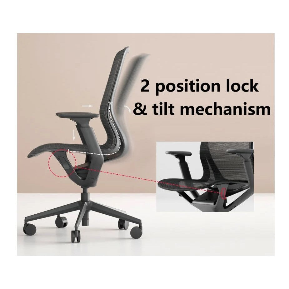 Gravity Ergonomic Office Chair - Charcoal