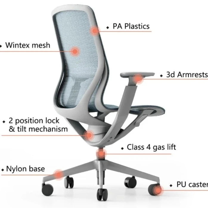 Gravity Ergonomic Office Chair - Grey