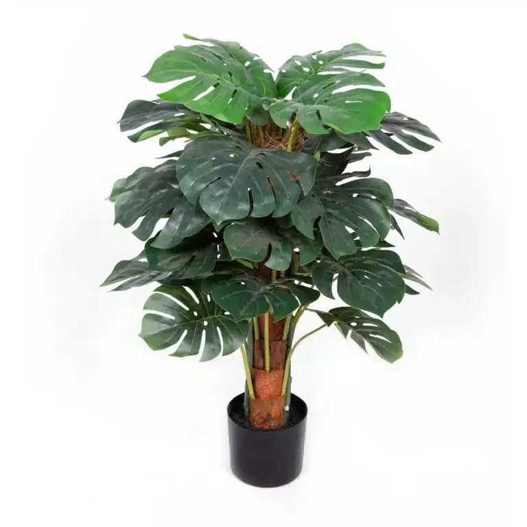 Greenish Artificial Monstera Deliciosa Tree 100cms