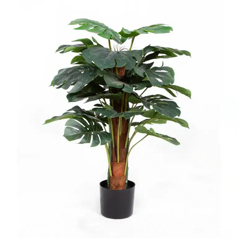 Greenish Artificial Monstera Deliciosa Tree 100cms